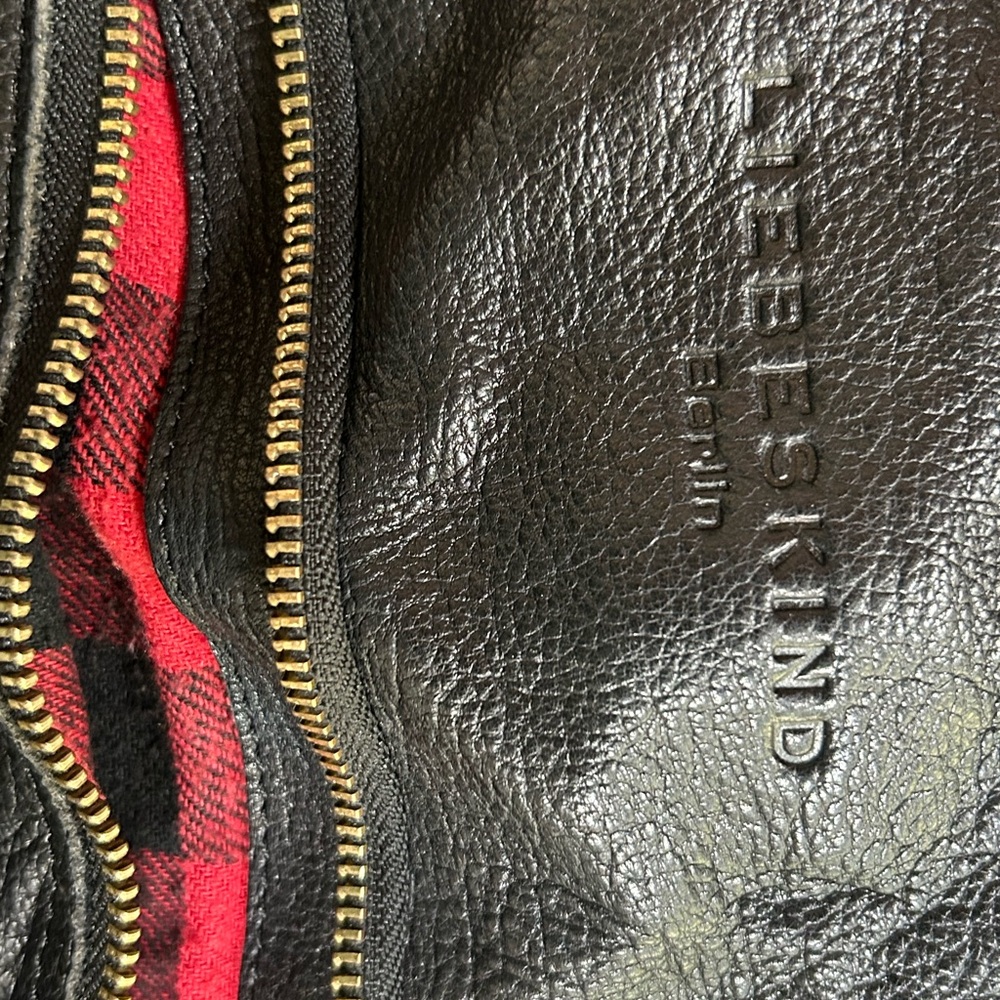 Liebeskind Berlin Anny Safari Black Leather Shoulder/Crossbody Handbag/Purse - Picture 10 of 10